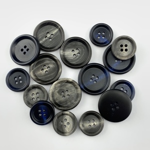 Boutons de costume élégants <span class=keywords><strong>WIKO</strong></span> WKRH03242 à 4 trous en corne de buffle, colorés, lavage à sec - Product Image 5