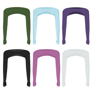 Women Outdoor Cycling Arm Sleeve UV Protection Ice Silk High Elastic Solid Color Sun Shield Sports Cover Up Long Sleeve - Product Image 5