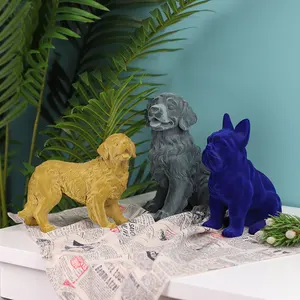 Redeco 몰려 놀람 가격 수지 공예 홈 장식 럭셔리 동상 선물 Ulldog 동상