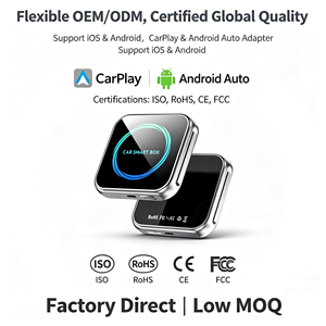 Boîte Android 13 Carplay AI, adaptateur sans fil, 64 Go, module multimédia intelligent, streaming vidéo, universel pour Netflix <span class=keywords><strong>YouTube</strong></span> 4 en 1 - Product Image 1