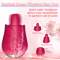 Vibrateur G-Spot en forme de langue, jouet sexuel pour mamelons et clitoris, masseur, vagin de poche, jouet de léchage vaginal