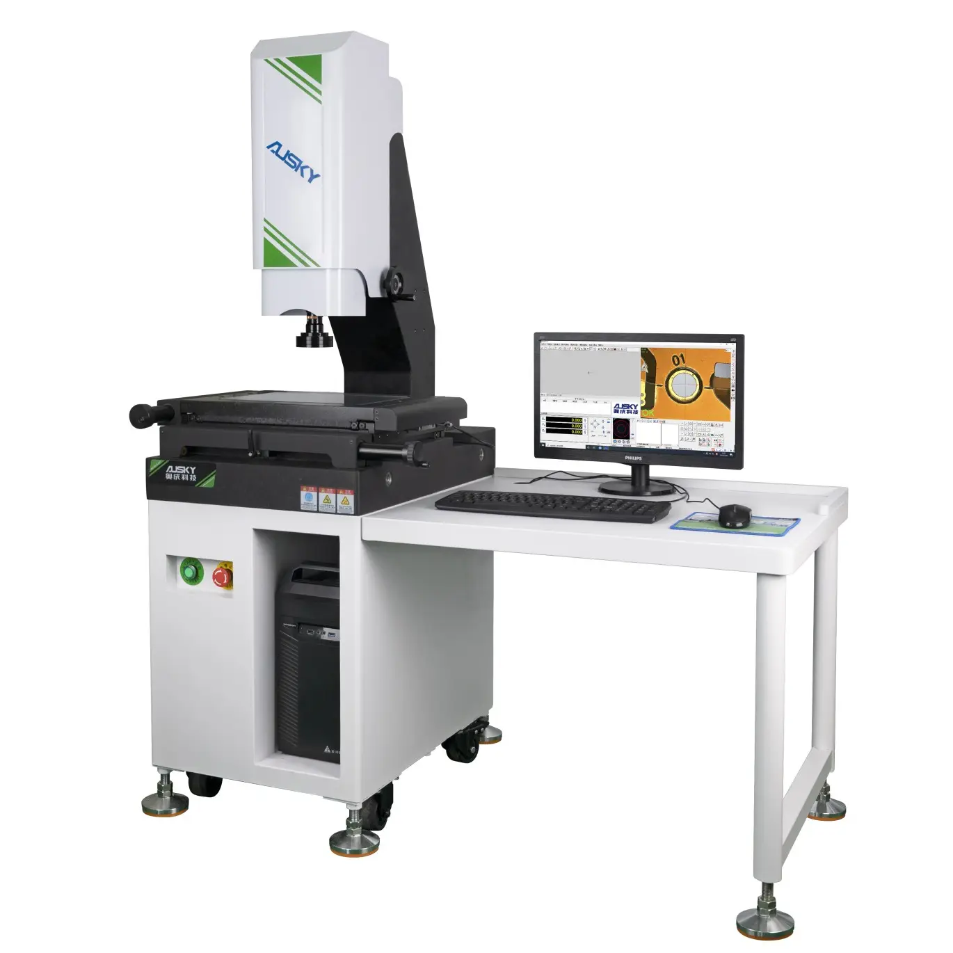 中国工業用精度画像測定機高品質プロファイル工業用プロジェクター顕微鏡寸法測定用