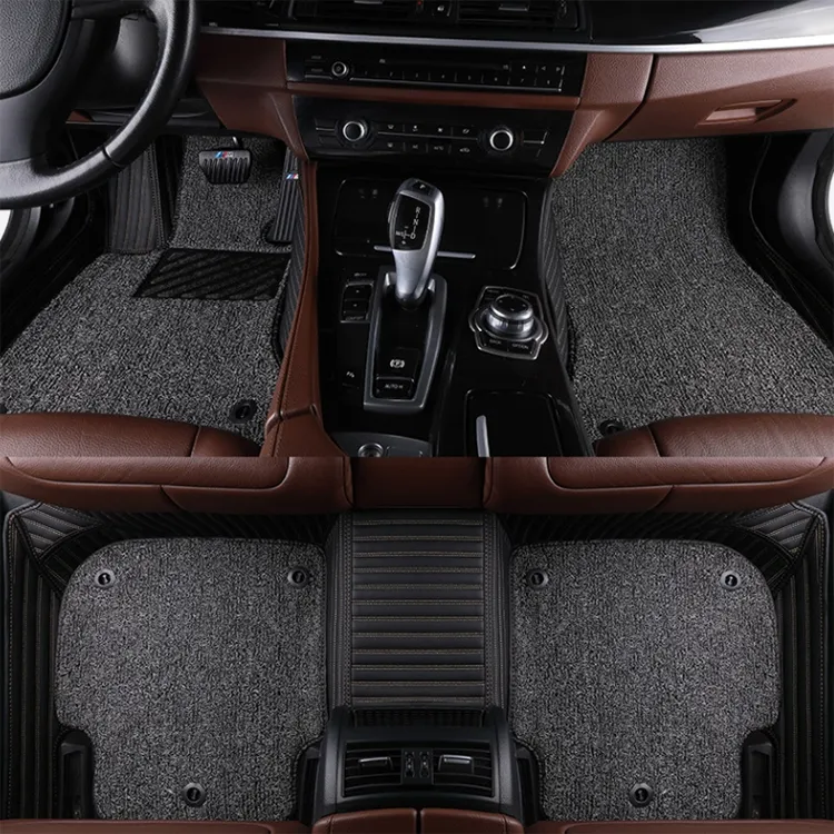 Groothandel Auto Accessoires Anti Slip Custom 7d Lederen Tapijt Auto Vloermat Voor Bmw X5 5 Stoelen 2014-2018