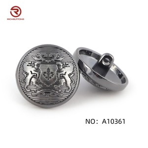 Dongguan Richbutton فاخر وصديق للأصحاء Oeko-Tex معتمد ذهبي شعار محفور حسب الطلب للزي الموحد والمعطف المعدني - Product Image 4