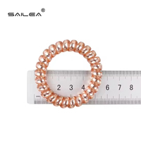 SAILEA Élastiques à cheveux en spirale confortables et personnalisables, couleurs dégradées, en plastique, sans dommage pour les cheveux, modèle SL-TH0001, tendance