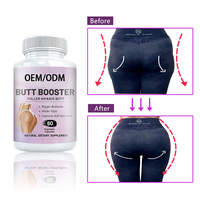 Compléments alimentaires à base de plantes pour augmenter les hanches et les fesses, capsules d'extrait de maca, hanches plus larges pour femmes, étiquettes privées OEM/ODM