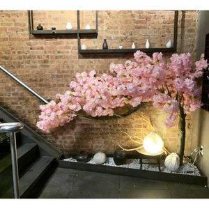 Grand arbre artificiel en bois massif, cerisier en fleurs, style <span class=keywords><strong>japonais</strong></span>, décoration intérieure et extérieure, aménagement paysager - Product Image 5