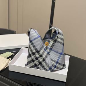 Bolso Tote de Lujo Original de Alta Calidad para Mujer, Tejido a Cuadros, Moderno y Casual - Product Image 4