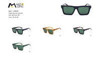 Lunettes de soleil en verre feuilleté, monture épaisse, protection UV, polarisées, en acétate, pour hommes, de luxe, haut de gamme