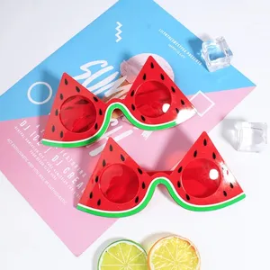 Creatieve Hawaiian Watermeloen Fruit Vorm Dans Bril Verjaardagsfeestje Supplies Partij Props Watermeloen Zonnebril