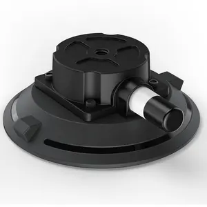 Amazon heiß verkaufte benutzer definierte 6-Zoll-Handpumpe Vakuum gummi Saugnapf Auto kamera halterung mit Gewinde loch