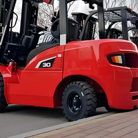 Treuil diesel LGFT de 3 tonnes et 3,5 tonnes avec moteur QUANCHAI, mât triplex, pour le marché européen, prix promotionnel
