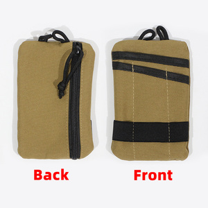 Túi EDC trên vành đai vòng bên công cụ túi, 3 công cụ khe cắm với 1 dây kéo nylon EDC Túi Kaki Mini ví đồng xu Ví EDC Công cụ Túi - Product Image 4