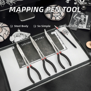 Removable Stainless Steel Positioning Tool Skin Maker <b>White</b> Microblading <b>Pen</b> for Tattoo and Permanent Makeup - Product Image 2