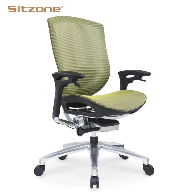 Sitzone Design alto schienale regolabile rotolamento ergonomico girevole sedia da ufficio con braccio regolabile per sala riunioni