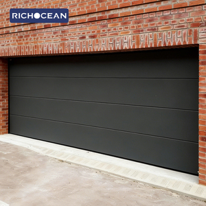 Portes de garage en acier coloré RICHOCEAN, fabrication sur mesure, prix bas, entrée de voitures, portes sectionnelles coulissantes - Product Image 2