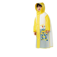 Enfants pour Poncho imperméable avec cartable Bit Big Single Full Body Primary Student Cartoon Design Prix de gros