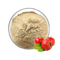 Hot verkopende meidoornvrucht extract poeder 80% meidoornflavonen 10:1 20:1 leverancier planten meidoornbes