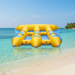 Juguete Acuático Inflable de Verano, Pescado Volador, Juego Acuático al Aire Libre, Bote Inflable Tipo Banana, Juguete Acuático Remolcable para <span class=keywords><strong>Alquiler</strong></span> - Product Image 6