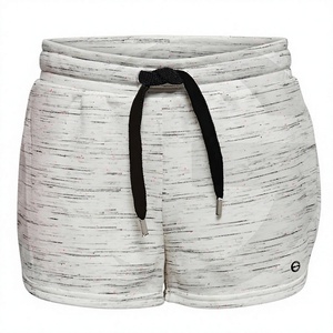 Shorts Deportivos Ever Glow para Mujer, Cintura Media, Elástica, Tejido de Punto Sólido, Transpirable, Ecológico, Impermeable, Ajuste Ceñido - Product Image 1