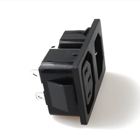 Enchufe de Alimentación CA de 5 Pines, Macho y Hembra, 10A 250V, Hecho de Cobre, Nylon y Latón, Compatible con EE. UU. y Australia