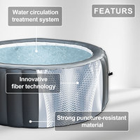 Piscine gonflable bain à remous Spa équipement avec télécommande grands tubes gonflables pour adultes enfants famille bain