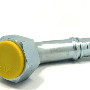 90 Degree NPT Male Swivel Crimp Fittings