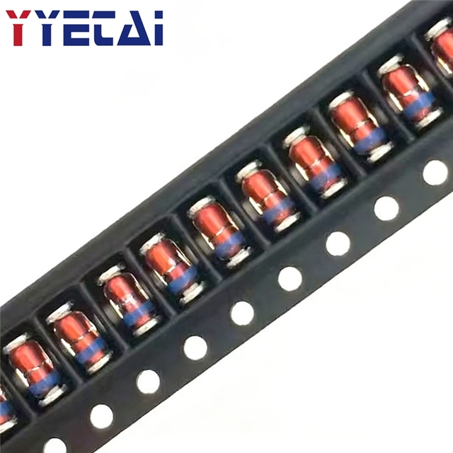 20PCS 1W SMD Diode Zener Diode 3V3 4V7 5V1 6V8 7V5 10V 12V 15V 16V 18V 20V 24V 36V 47V ZM4728 ZM4732 ZM4733 4736 4740 4753 4756A