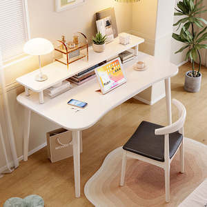 Escritorio Multiusos de Madera Maciza con Almacenamiento, Librero Simple, Banco de Trabajo para Estudiantes de Primaria y Secundaria, Dormitorio, <span class=keywords><strong>Estudio</strong></span> - Product Image 2