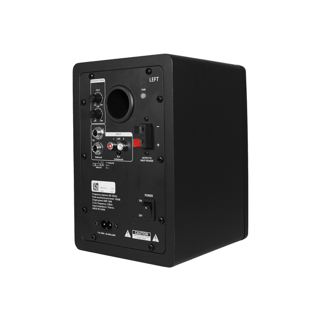 M Professional 3.5 Inch 2x25W Monitor Speaker Pair Audio Active Blue-tooth Recording Studio Monitor Speakers Pair