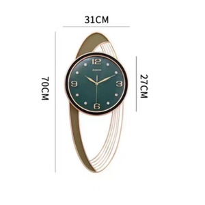 Armen's Wall <b>Clock</b> Irregular Shape Silent <b>Battery</b> Powered Living Room Decorative <b>Clock</b> - Product Image 5