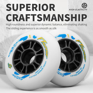 <span class=keywords><strong>Ruedas</strong></span> de <span class=keywords><strong>Patinaje</strong></span> de Velocidad OEM, <span class=keywords><strong>Ruedas</strong></span> de Competición de Alto Rendimiento, Patines en Línea de Carreras, Alto Rebote, Rápido, 85A, Duradero, 90 100 110 mm, Rueda Grande - Product Image 4