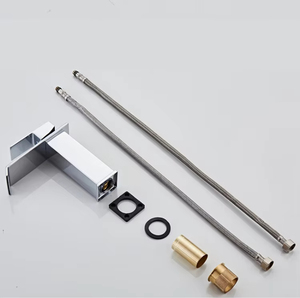 Vòi lavabo thác nước mạ vàng đen, một lỗ, hiện đại, chất liệu sứ, dùng cho phòng ngủ - Product Image 6