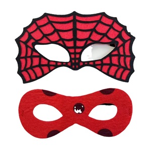 Maschera Cosplay Spider-Man coccinella per mascherata festa cartone animato tessuto maschera - Product Image 3