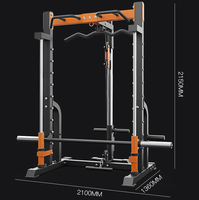 Entraîneur complet Home Gym Machine commerciale multifonctionnelle Smith Power Rack