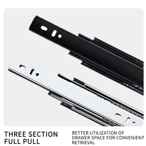 Factory Customization 40mm 45mm <strong>Slide</strong> Sliding for 20&quot; <strong>Soft</strong> Closing <strong>Drawers</strong> <strong>Push</strong> to <strong>Open</strong> <strong>Drawer</strong> <strong>Slides</strong> - Product Image 5