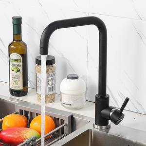 ก๊อกน้ำสแตนเลสสตีลสำหรับห้องครัว,ก๊อกน้ำสแตนเลสผสมน้ำร้อน360องศาสำหรับอ่างล้างจานก๊อกน้ำในห้องครัว Torneira Cozinha Goumert - Product Image 2