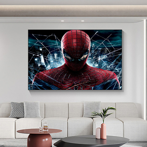 Peinture sur <span class=keywords><strong>toile</strong></span> d'art <span class=keywords><strong>de</strong></span> dessin animé <span class=keywords><strong>Spiderman</strong></span>, affiche et impression, peinture sur <span class=keywords><strong>toile</strong></span> murale pour le salon, décoration intérieure pour la chambre des enfants - Product Image 2