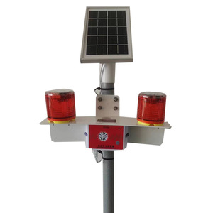 Luz de Advertencia LED Solar SZSW2731, 0.5W DC3.7V IP65, Alarma Visual Roja para Uso en Exteriores - Product Image 4