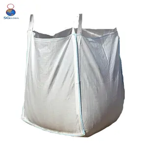 PP tecido 1 tonelada 2 ton preço polipropileno big bag super sacos 1000kg PP grande granel saco FIBC para venda