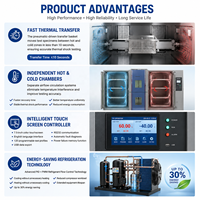 High Low Temperature Thermal Shock Test Chamber 2 Zone Rapid Temperature Change Environmental Testing Equipment Manufacturer