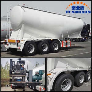 Tri-eje <span class=keywords><strong>de</strong></span> <span class=keywords><strong>cisterna</strong></span> para polvo seco silo <span class=keywords><strong>de</strong></span> cemento a granel granelero tanque semi remolque para la venta - Product Image 5
