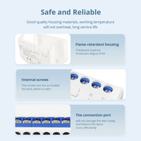 Zemismart WiFI Commutateur de relais intelligent avec mesure de puissance Mini module de commutateur intelligent Neutre requis Tuya App Contrôle de la minuterie vocale