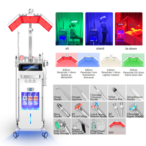 top quality 14in1oxygen therapy facial <b>machine</b> jet peeling beauty pure <b>oxygen</b> facial <b>machine</b> manufacturer - Product Image 6