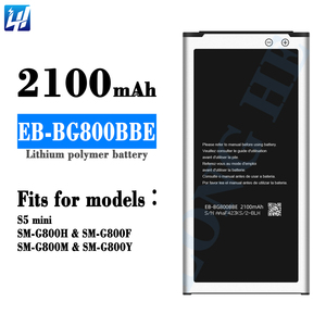 Batería 100% Nueva de 2100mAh EB-BG800BBC EB-BG800BBE para <span class=keywords><strong>Samsung</strong></span> <span class=keywords><strong>Galaxy</strong></span> <span class=keywords><strong>S5</strong></span> <span class=keywords><strong>Mini</strong></span> G870a G870W S800f G800F - Product Image 3