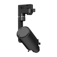 Lente de Enfoque Fijo de Alta Calidad de 10W 55 °   Proyector LED con Riel para Iluminación de Museos, Galerías y Comercios