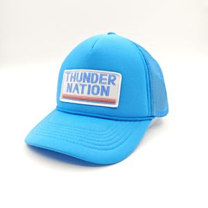 Casquettes de camionneur 5 panneaux personnalisées avec logo brodé, impression 3D en relief, en mousse et maille, pour l'hiver, le cyclisme en extérieur, la mode et la plage - Product Image 5