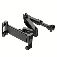 Support de tablette pour voiture Support pour tableau de bord iPad Support télescopique pour siège arrière Clip universel pour siège arrière Support pour téléphone portable 360