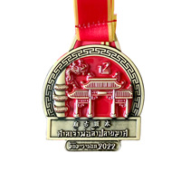 Médailles de sport personnalisées pas chères en forme de jeton 3D vintage en bronze et argent antique, prix d'usine, médailles de marathon