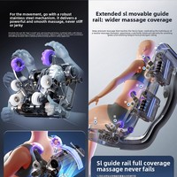 Fauteuil de massage intelligent de luxe 3D à gravité zéro avec massage des pieds, commande vocale Bluetooth, fonction de compression chaude et musique, électrique pour la maison